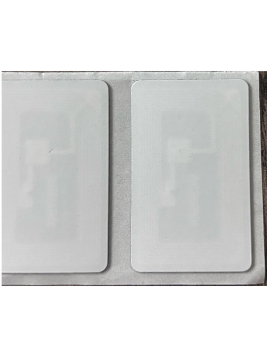 NFC Anti-Metal tag RFID 13.56 MHz ( 40x25mm ) Printable white Sticker 100 PCs