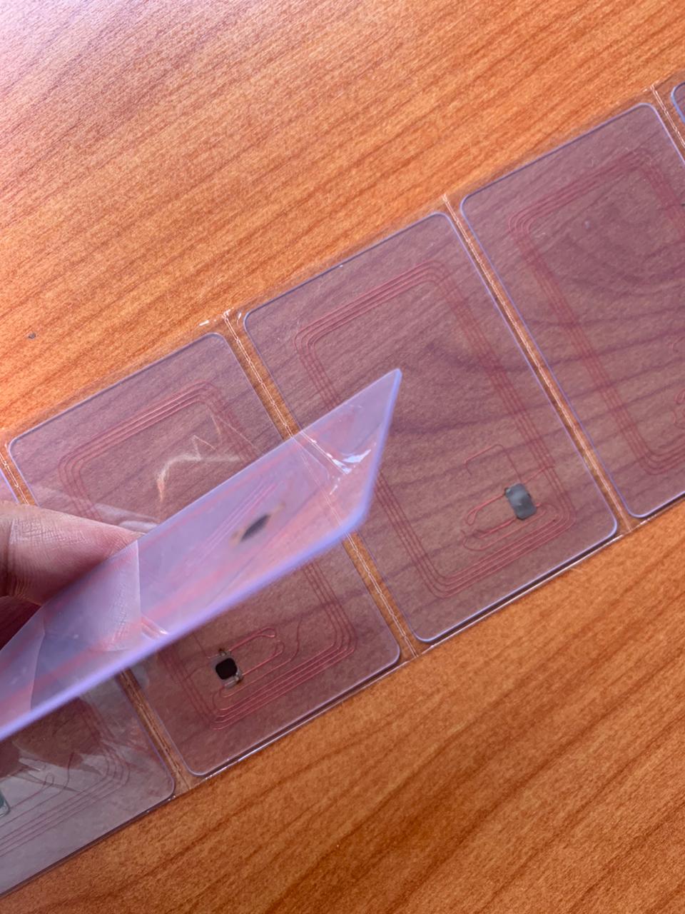 NFC Egypt Cards Ntag215 Cards Rewritable Transparent