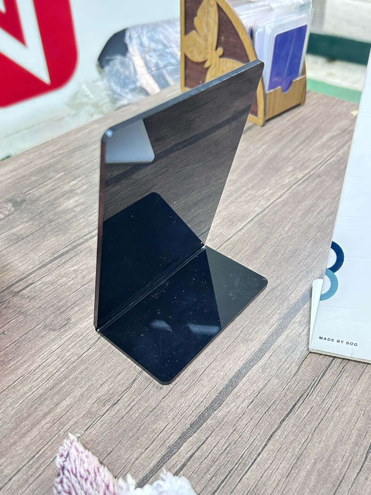 NFC Egypt Acrylic Stands A6 Size (Black) without NFC