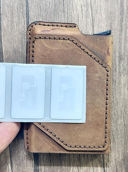 NFC Anti-Metal tag RFID 13.56 MHz ( 40x25mm ) Printable white Sticker 100 PCs