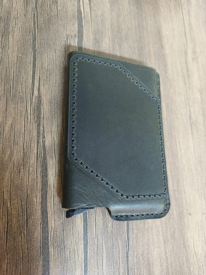 Card holder leather handmade + NFC embedded + Rfid blocker +  Proximity chip for access control and elevators