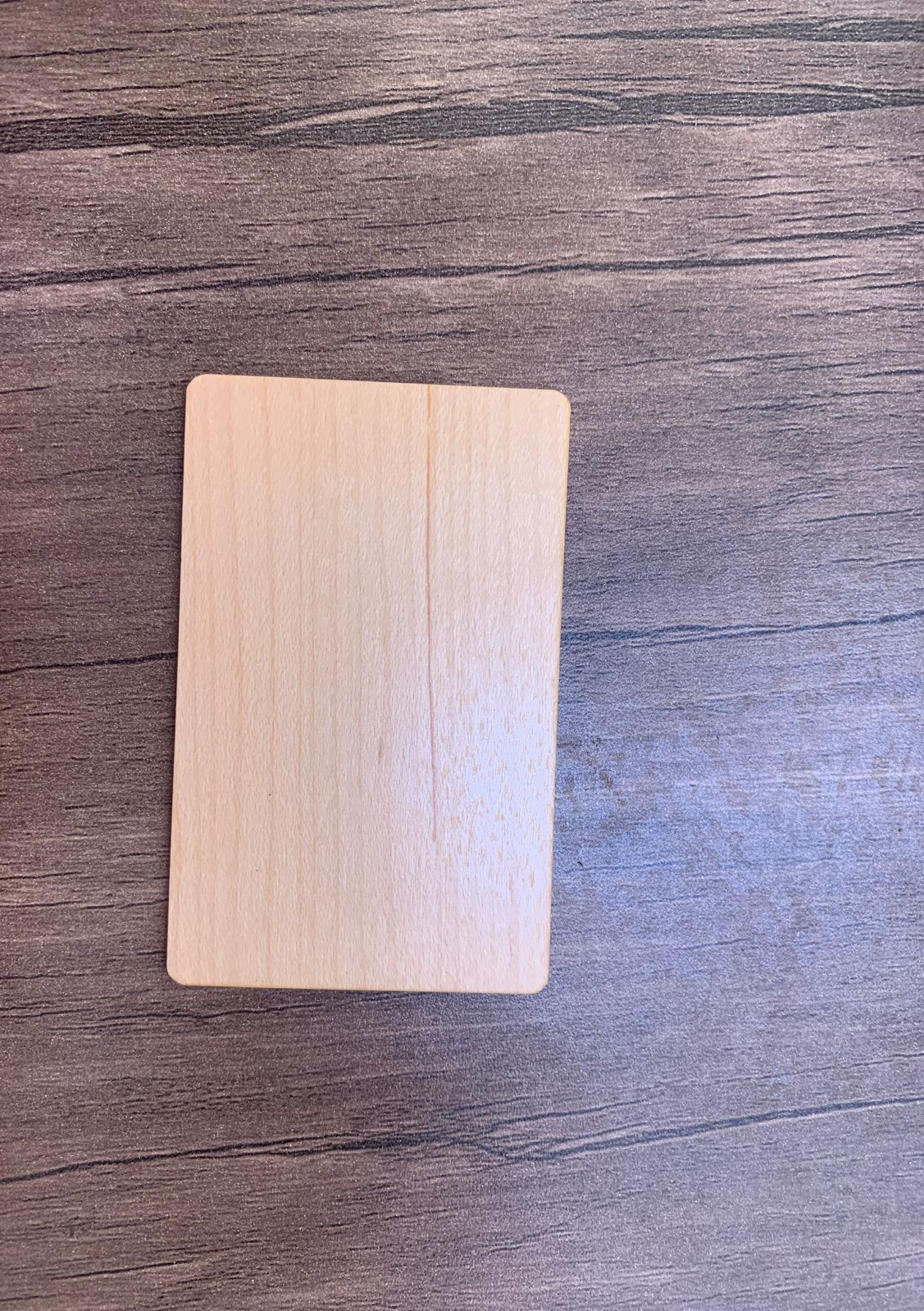 NFC Egypt NFC wood card (Maple) laser printed
