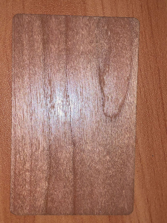 NFC Egypt NFC wood card (Cherry) laser printed