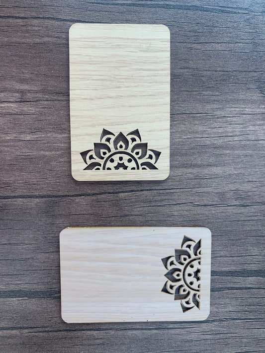 NFC Egypt NFC wood card (light bamboo) Arabisk islamic arts drawn 10 PCs