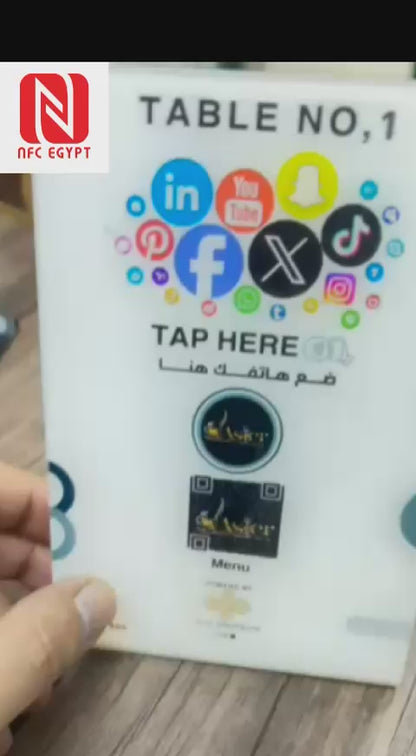 NFC Egypt Acrylic Stands A6 Size (Printed 2 layers)