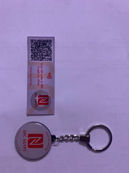 NFC Sticker & QR for cars and shops 10 PCs